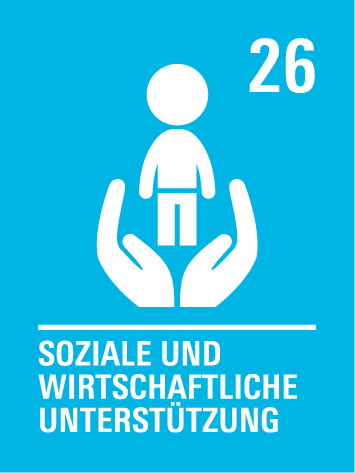 Kinderrecht 26 – Soziale Sicherheit:
Kinder und ihre Familien sollen Unterstützung bekommen, wenn sie diese brauchen, zum Beispiel durch Sozialleistungen.