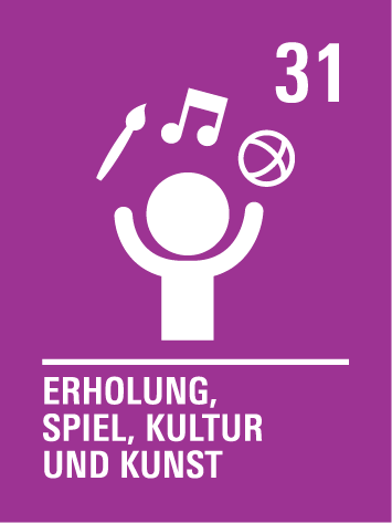 Kinderrecht 31 – Spielen und Erholen:
Kinder haben das Recht auf Freizeit, Spiel, Erholung und kulturelle Aktivitäten.