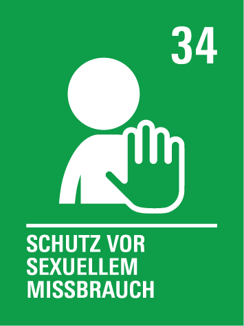 Kinderrecht 34 – Schutz vor sexuellem Missbrauch:
Kinder müssen vor sexueller Gewalt und sexuellem Missbrauch geschützt werden.