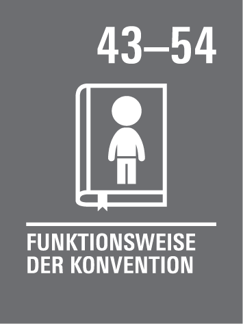 Die Artikel 43–54 sind vor allem organisatorische Regeln darüber, wie die Kinderrechtskonvention funktioniert. Sie sind deshalb keine zusätzlichen „Kinderrechte“ wie beispielsweise das Recht auf Bildung oder Schutz vor Gewalt.